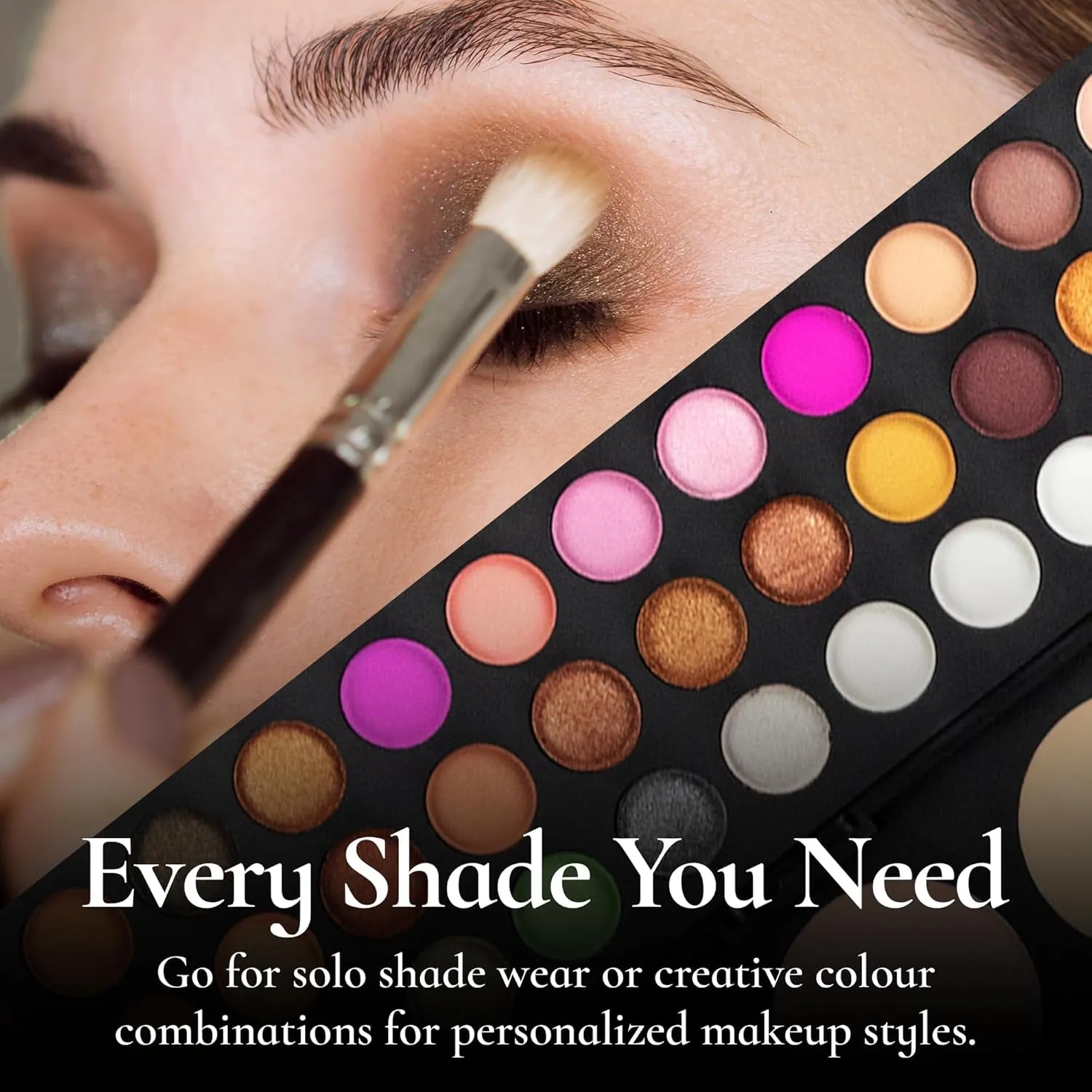 183 Shade Make up Set - Highly Pigmented 3 Tier Makeup Set Eyeshadow Palette, Matte Pressed Powder Blush & Bronzer Powder - Velvet Smooth, Long-Lasting, All Skin Tones