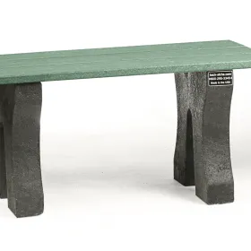 3' Recycled Trail Bench