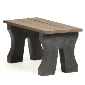 3' Recycled Trail Bench