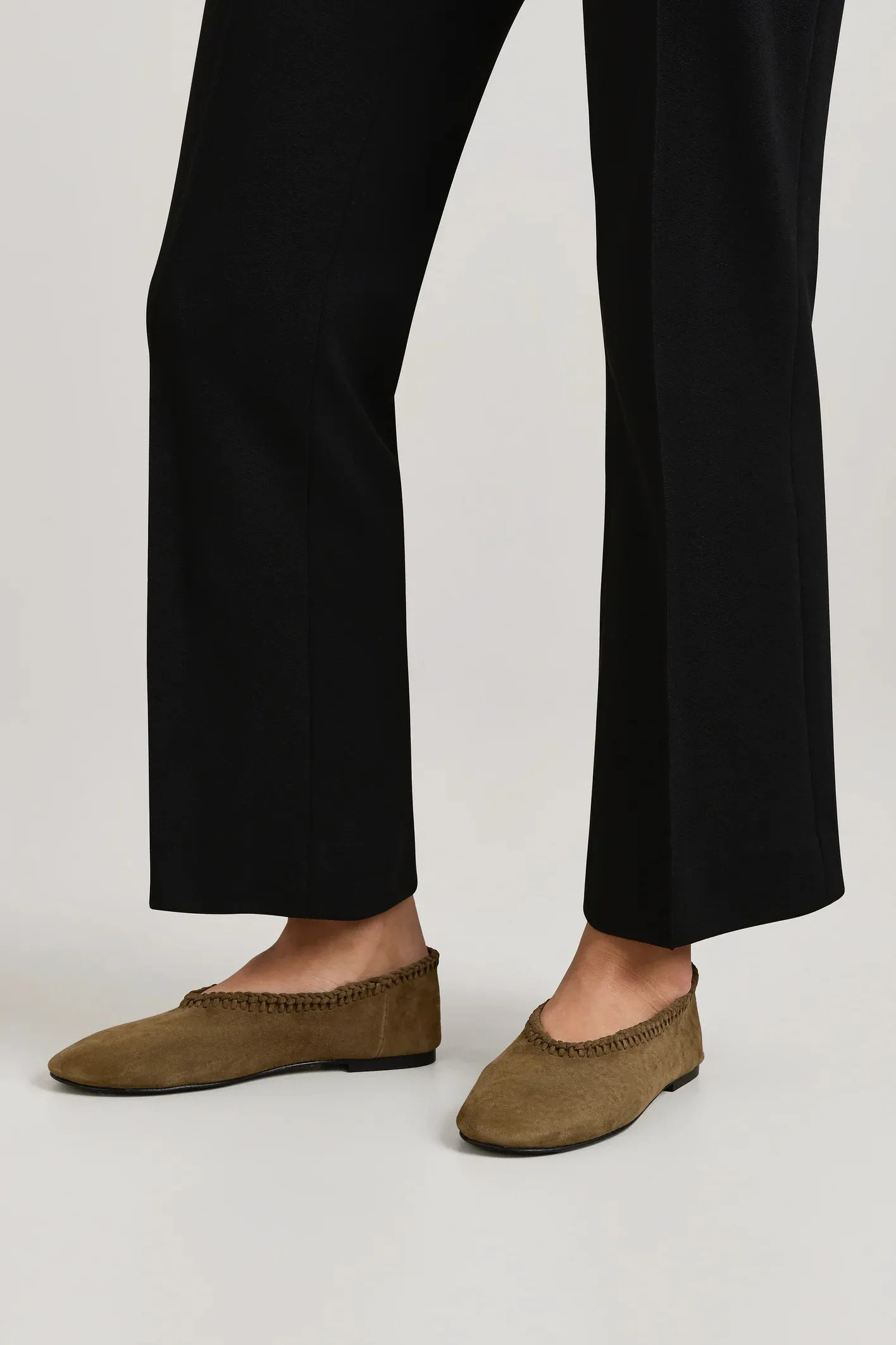 A Emery Park Flat in Hazel Suede