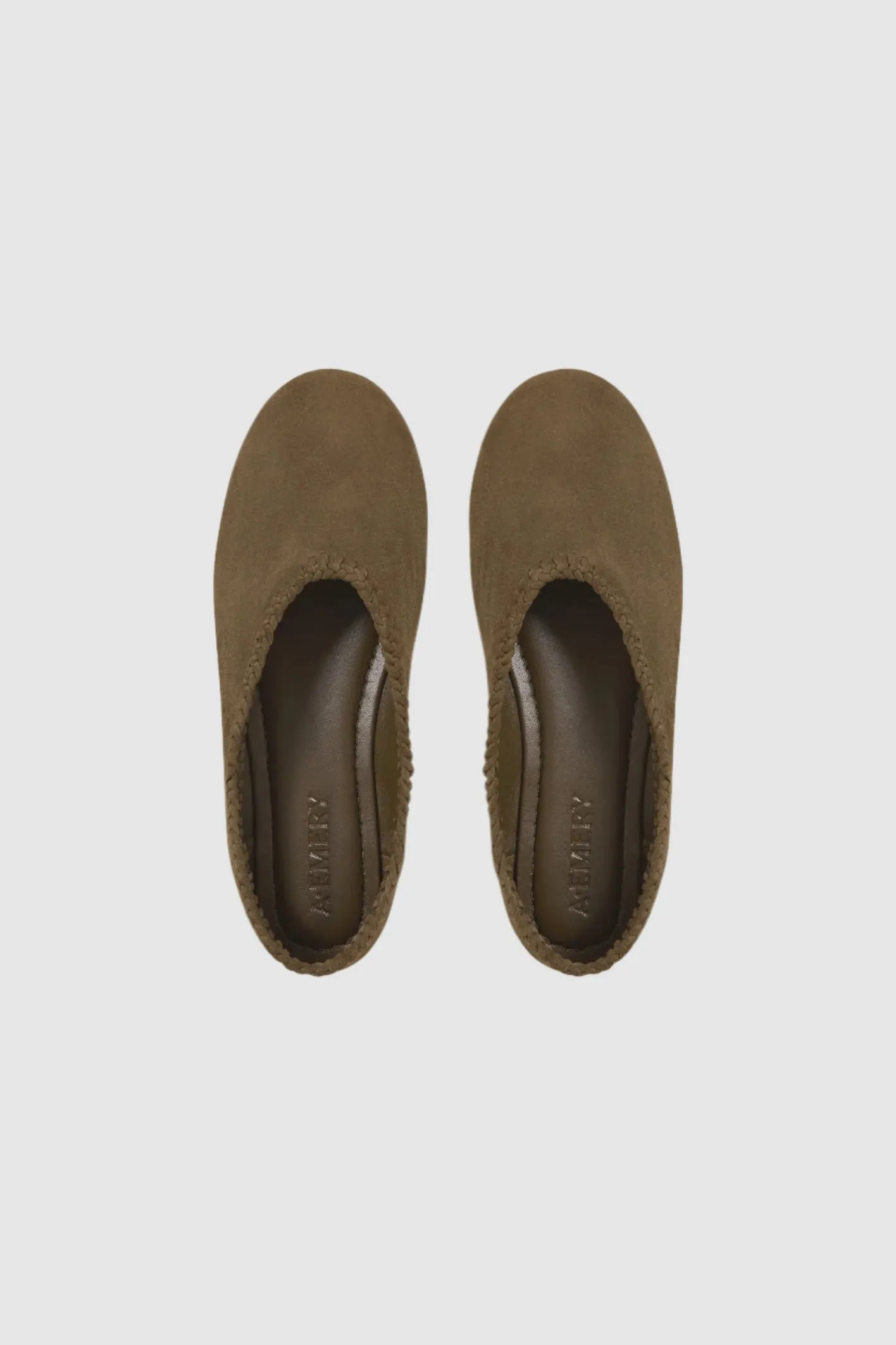 A Emery Park Flat in Hazel Suede