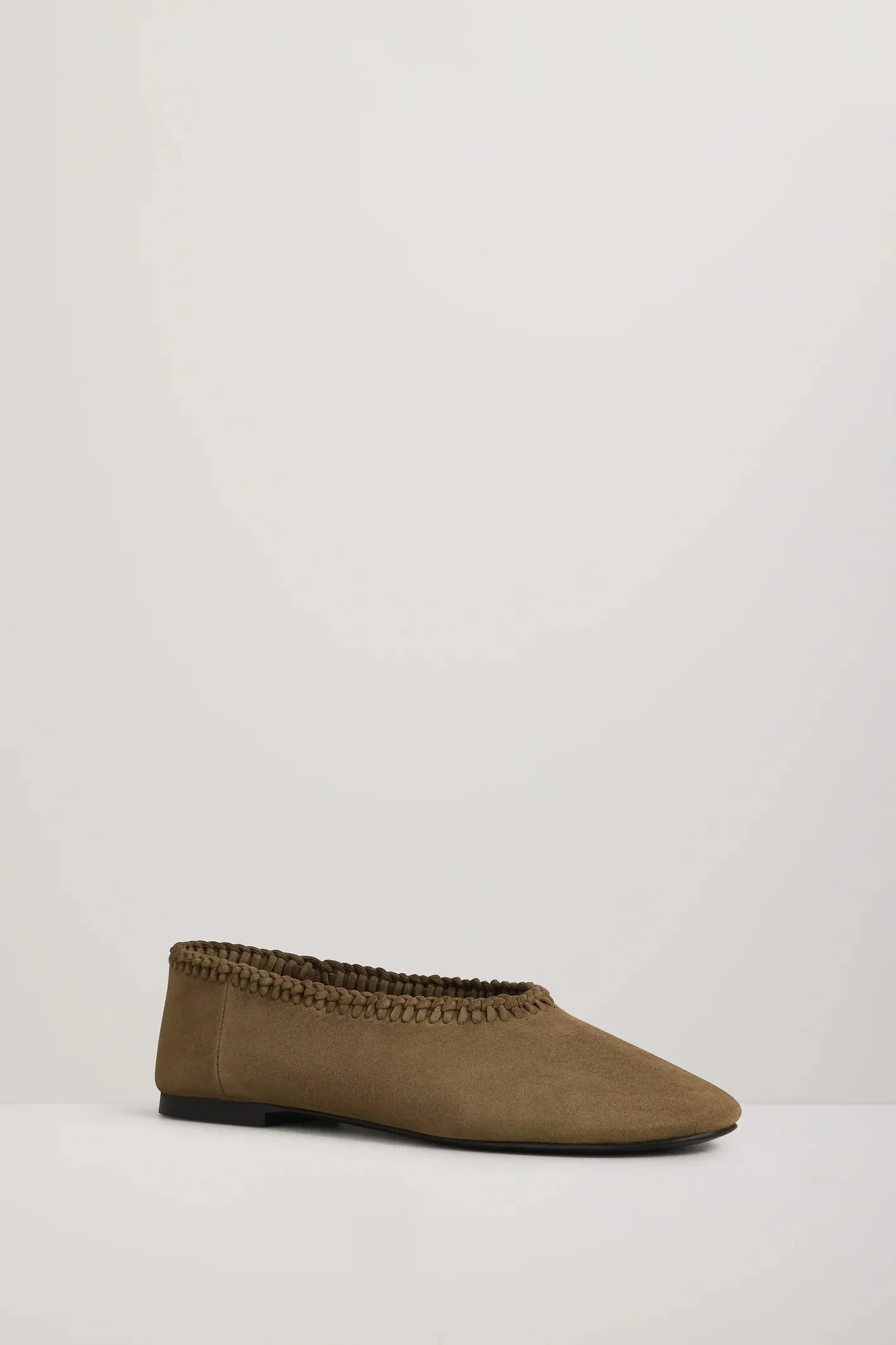 A Emery Park Flat in Hazel Suede