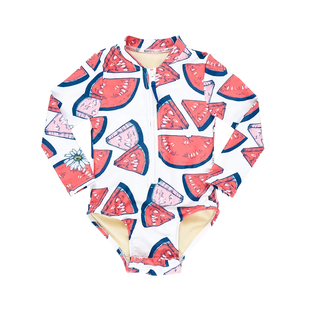 Baby Girls Arden Suit - Watermelon Puzzle