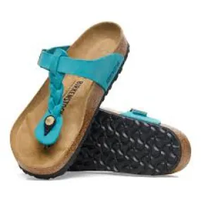 BIRKENSTOCK GIZEH BRAIDED BISCAY BAY