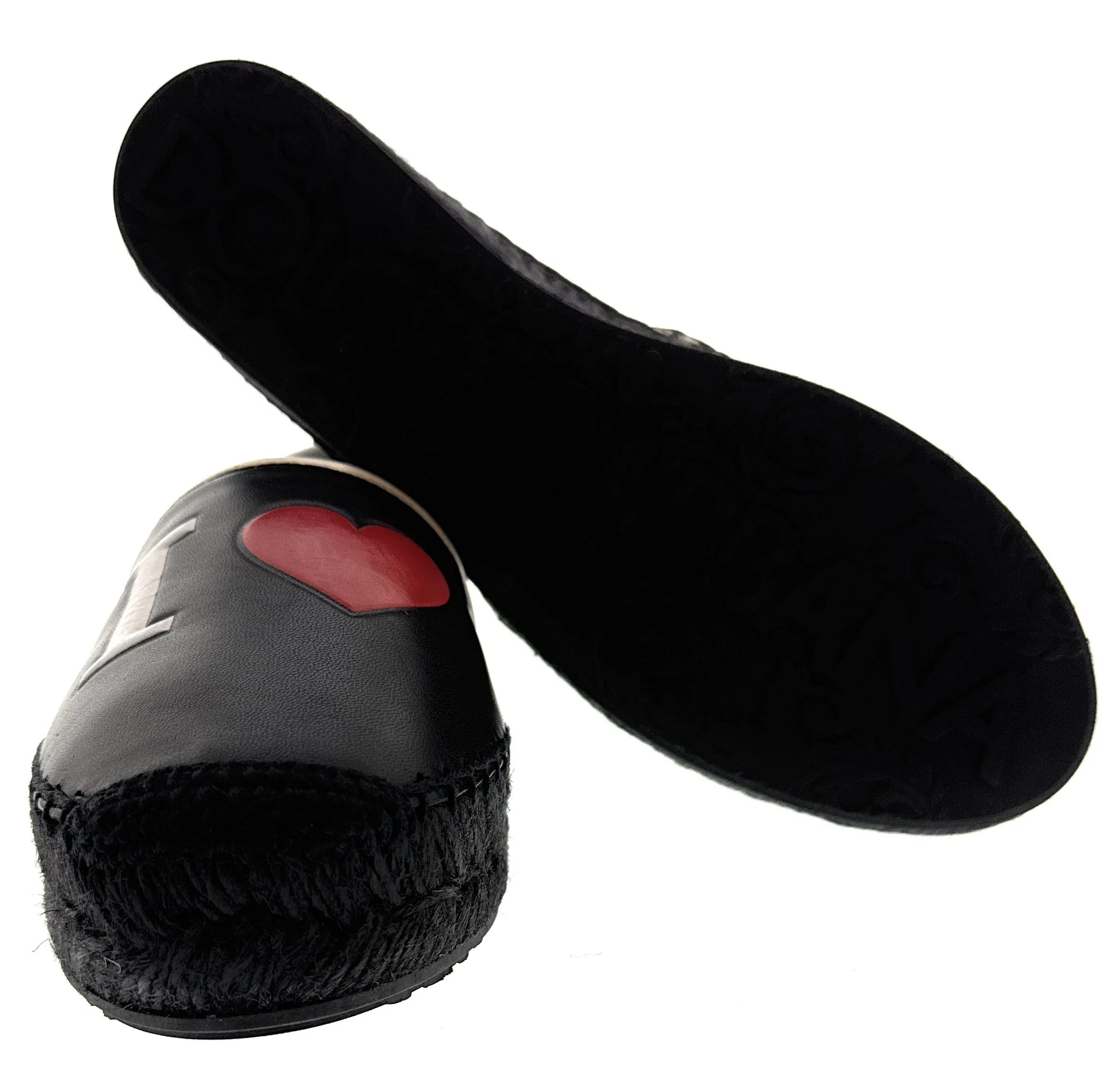 Dolce & Gabbana Black/White Classic Espadrilles-EU35
