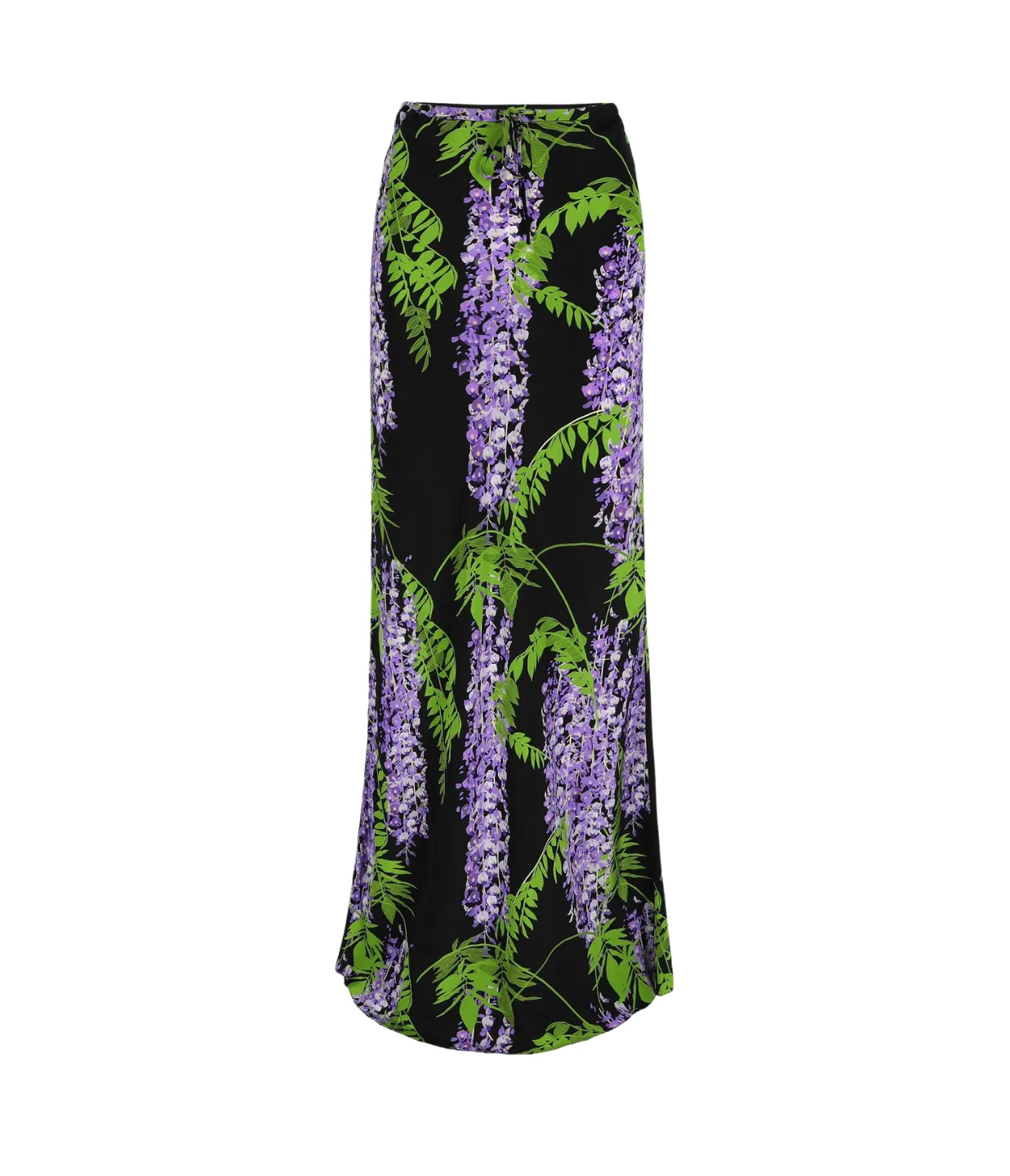 Emily Bias Cut Maxi Skirt in Wisteria