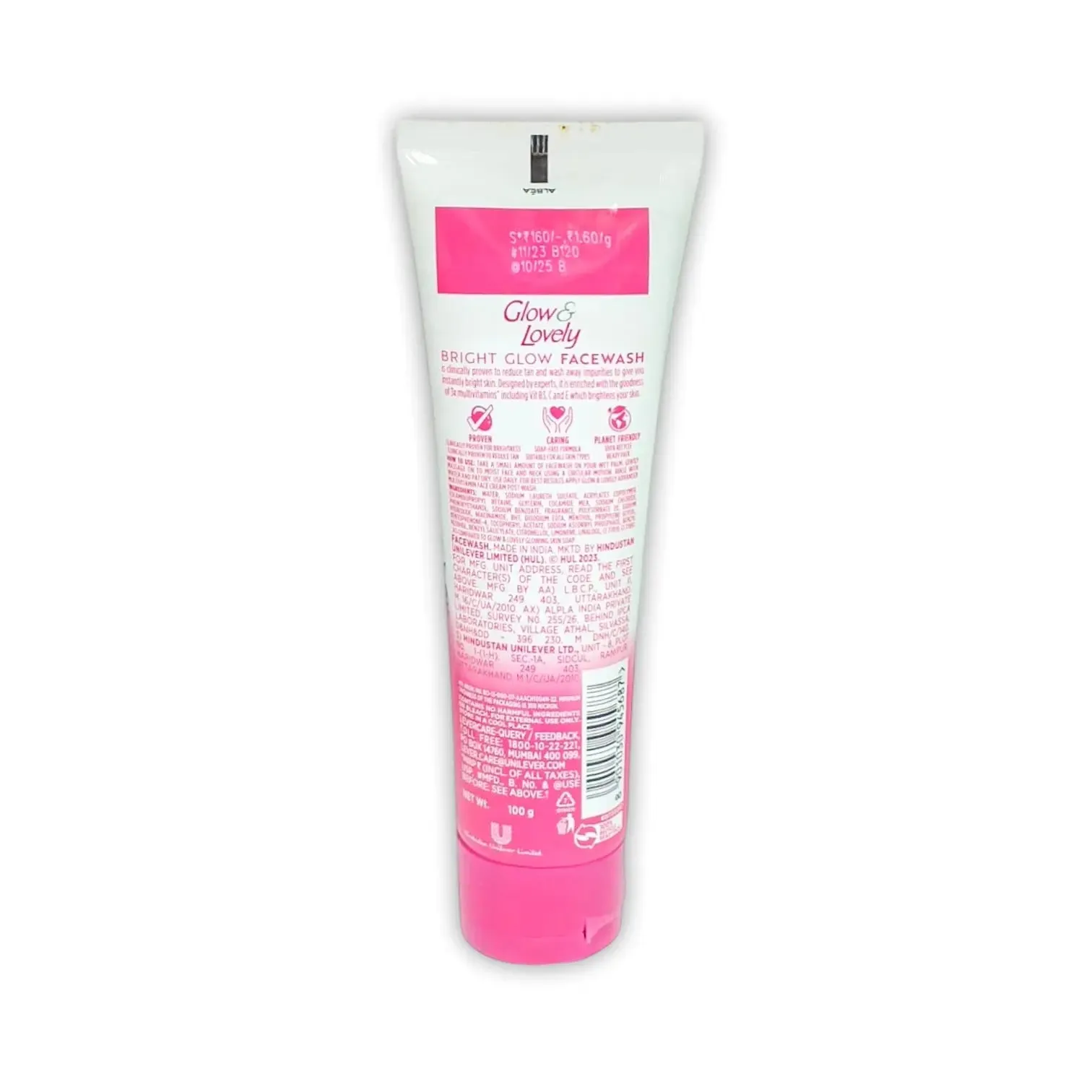Glow and Lovely Bright Glow Facewash 100g