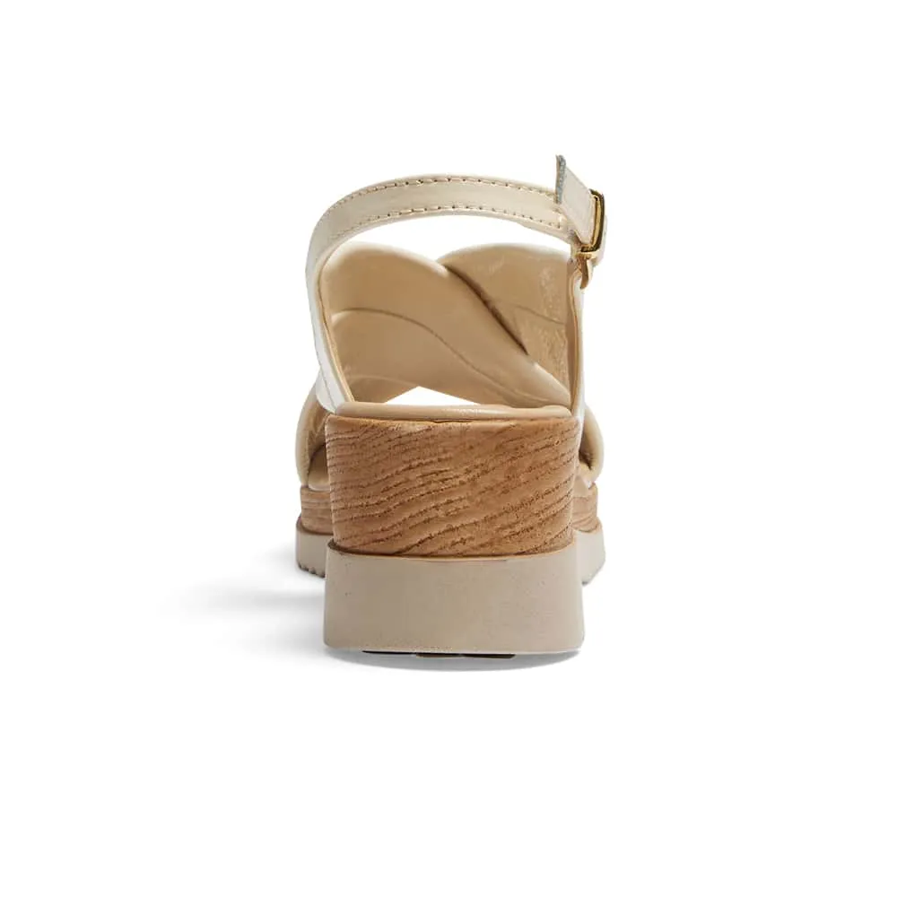 Inca Wedge in Ivory Patent