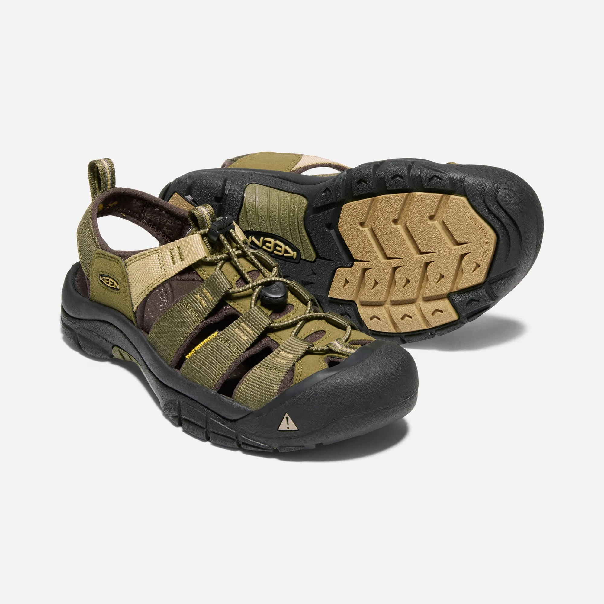 Keen Men's Newport Hydro Sandal - Olive/Antique Bronze 1018941