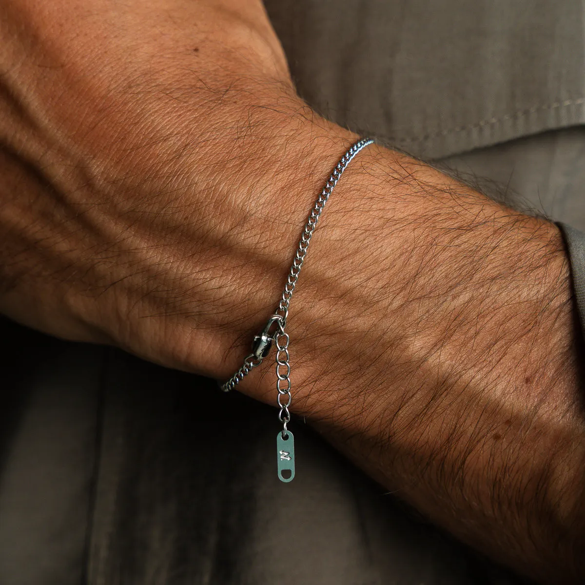 Minimal Chain Bracelet - Silver