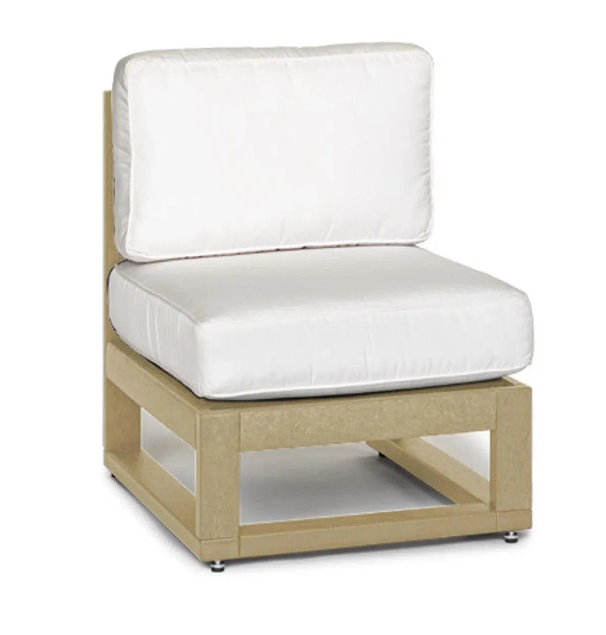 Palm Beach 8PC Poly Lumber Sectional Set With Rocking Club Chair
