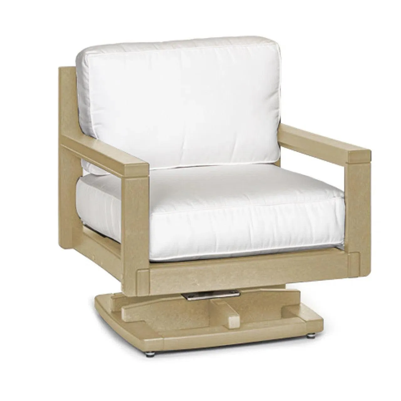 Palm Beach 8PC Poly Lumber Sectional Set With Rocking Club Chair