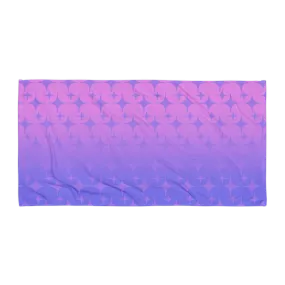 Purple Ghost Sparkle Towel