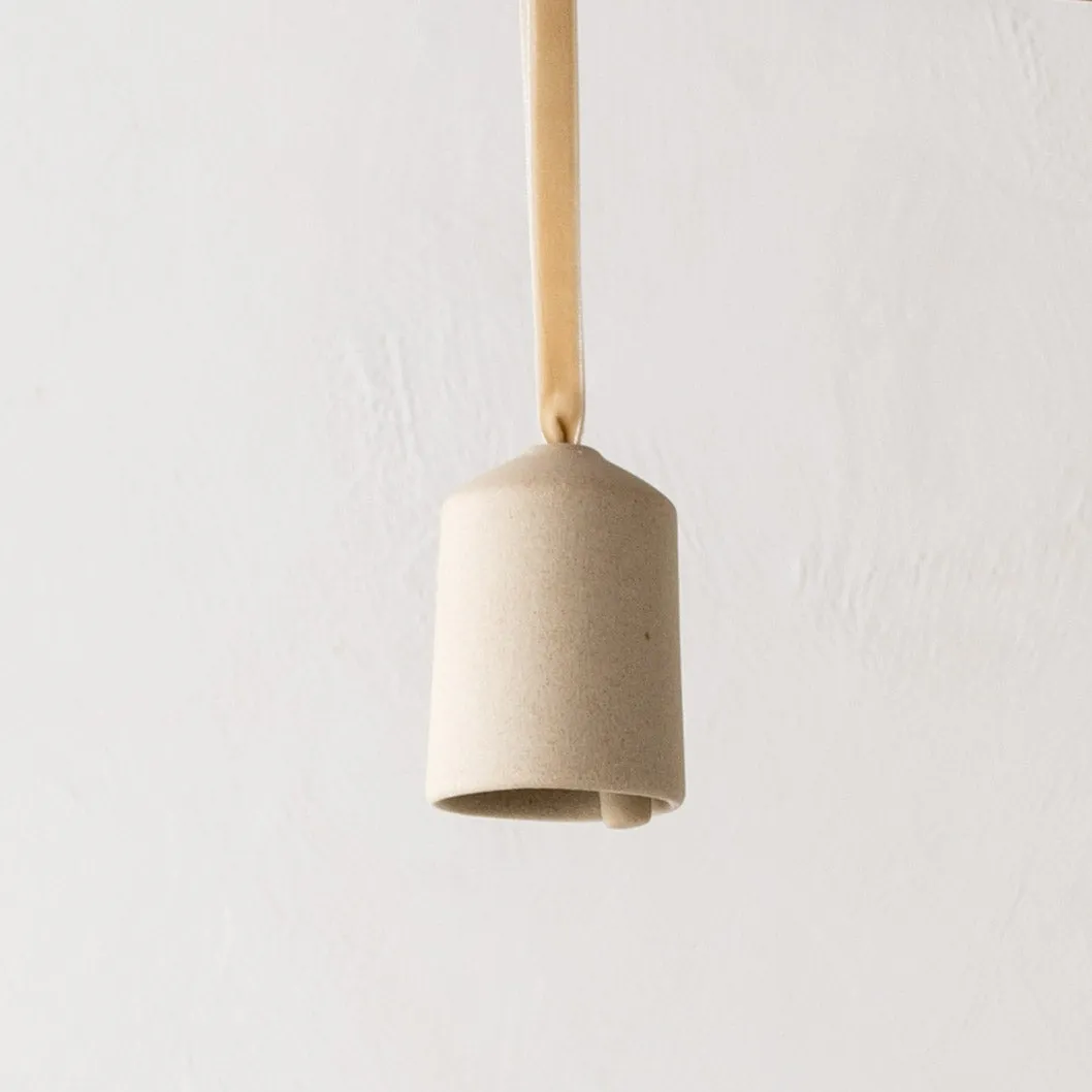 Sand Minimal Bell Ornament