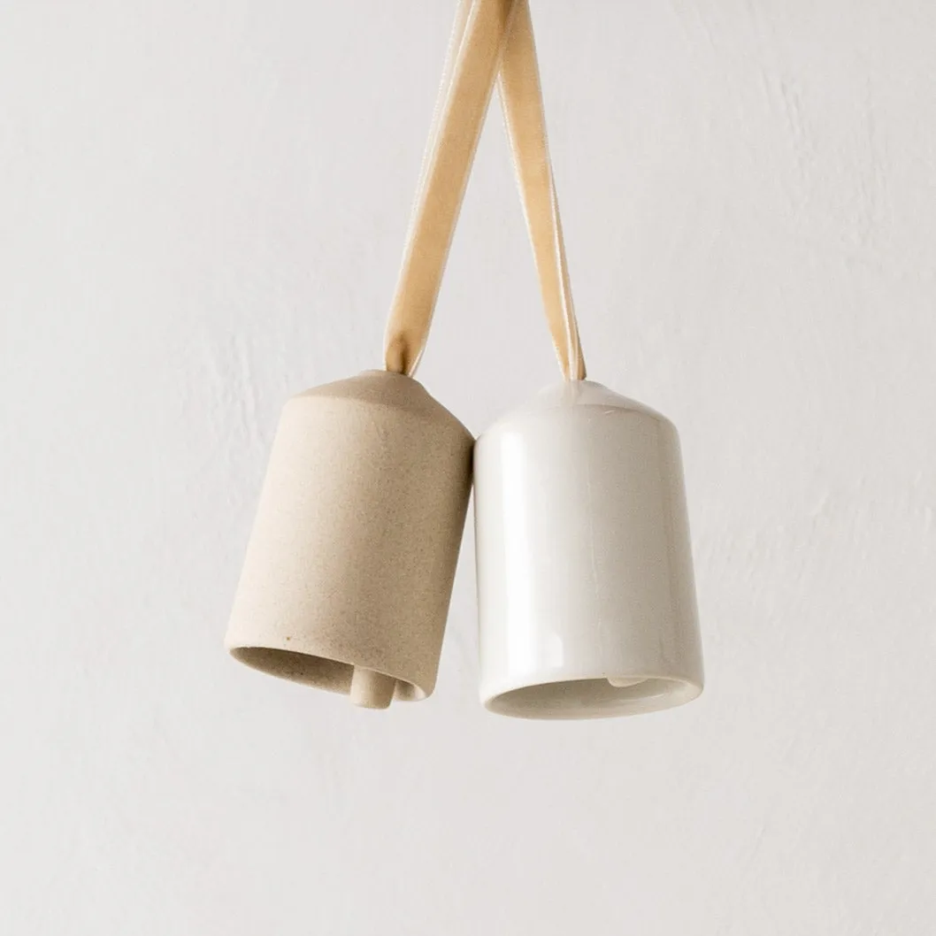Sand Minimal Bell Ornament