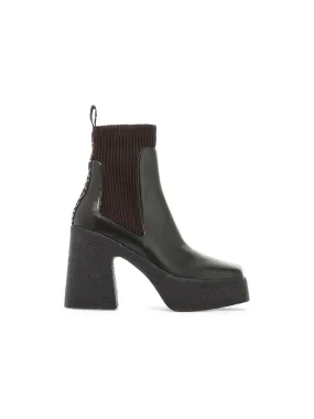 Skyla Heeled Sock Booties