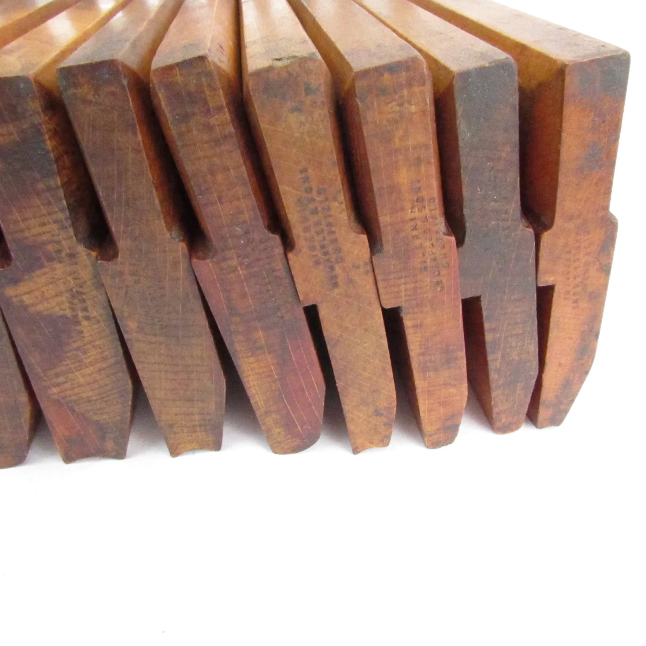 SOLD - Wm Marples Wooden Hollow and Rounds Planes - Half Set (Beech)