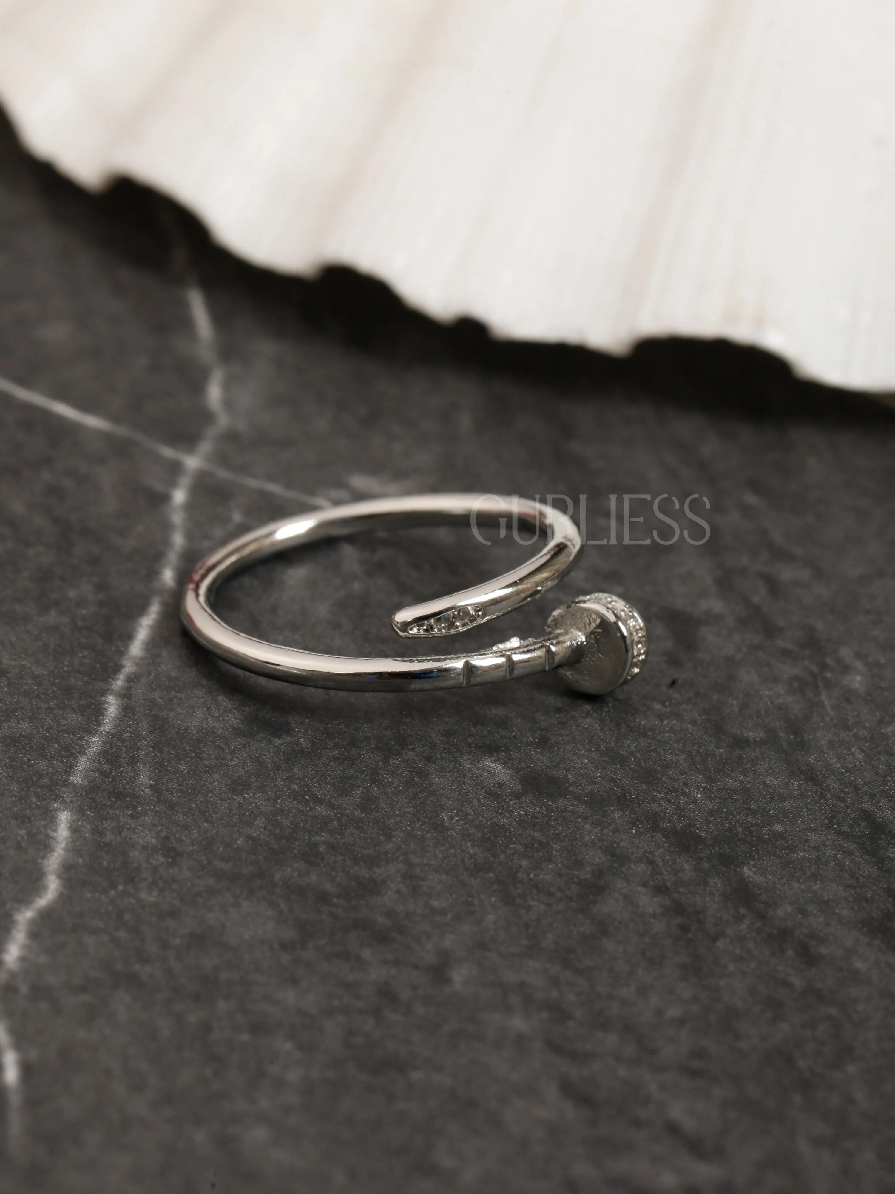 Triton Silver Minimal Rings