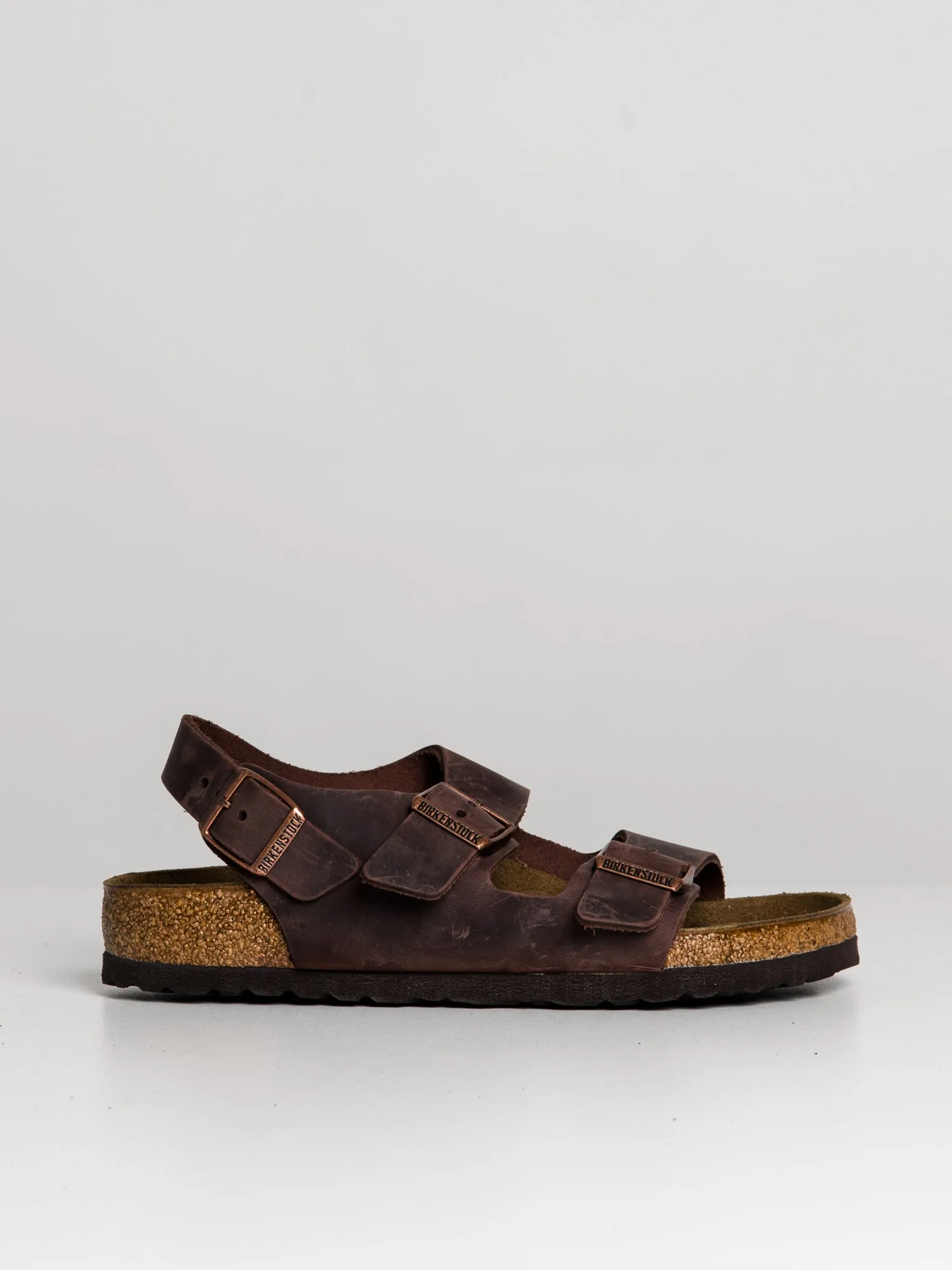 WOMENS BIRKENSTOCK MILANO OILED LEATHER REGULAR SANDALS  - CLEARANCE