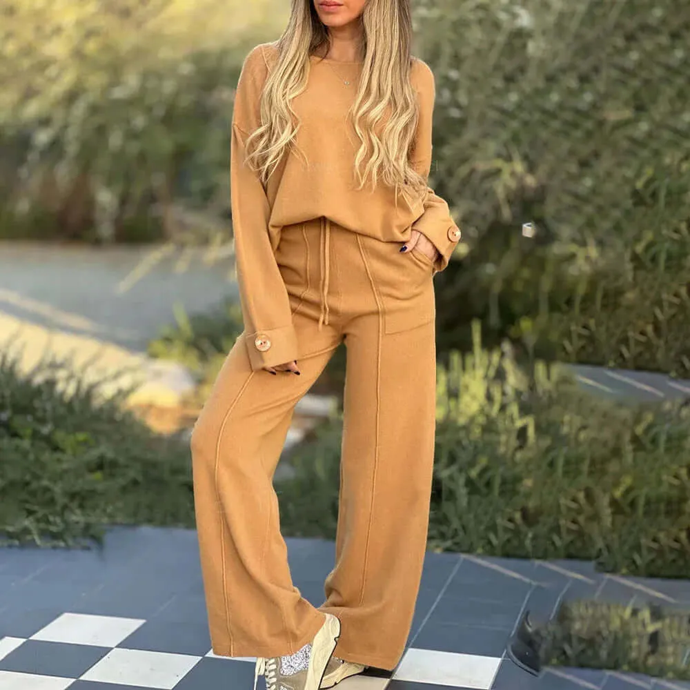 Women's Elegant Breathable Two-Piece Set